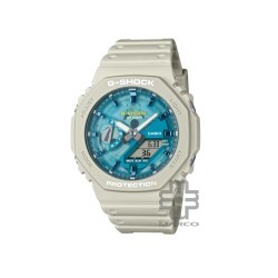 Casio G-Shock GA-2100AS-5A Sand Beige Bio-based Resin Band Men Sport Watch