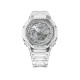 Casio G-Shock Bright Metallic Dial Series GA-2100BM-7A8 White Transparent Resin Band Men Sports Watch Casio G-Shock Bright Metallic Dial Series GA-2100BM-7A8 White Transparent Resin Band Men Sports Watch