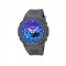 Casio G-Shock GA-2100FLS-8A2 Grey Resin Band Men Sport Watch