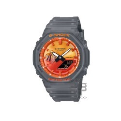Casio G-Shock GA-2100FLS-8A4 Grey Resin Band Men Sport Watch