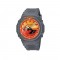 Casio G-Shock GA-2100FLS-8A4 Grey Resin Band Men Sport Watch