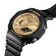 Casio G-Shock Gold And Silver Color GA-2100GB-1A Black Resin Band Men Sports Watch