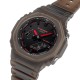 Casio G-Shock GA-2100K-5A Translucent Matte Brown Resin Band Men Sport Watch