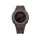 Casio G-Shock GA-2100K-5A Translucent Matte Brown Resin Band Men Sport Watch
