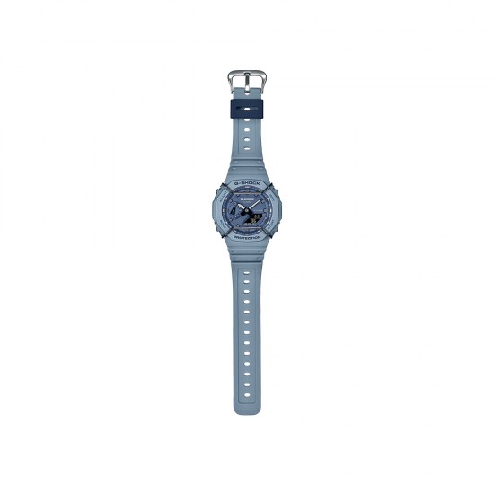 Casio G-Shock Tone On Tone Series GA-2100PT-2A Blue Resin Band Men Sport Watch
