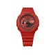 Casio G-Shock GA-2100RRB-4A Red Bio-based Resin Band Men Sports Watch