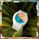 Casio G-Shock Beach Time Lapse Series GA-2100TL-7A White Bio-Based Resin Band Men Sports Watch