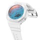 Casio G-Shock Beach Time Lapse Series GA-2100TL-7A White Bio-Based Resin Band Men Sports Watch