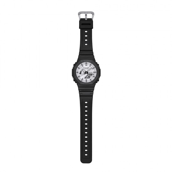 Casio G-Shock Black and Brilliant White Series GA-2100WD-1A Black Bio-Based Resin Band Men Sport Watch Casio G-Shock Black and Brilliant White Series GA-2100WD-1A Black Bio-Based Resin Band Men Sport Watch