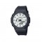 Casio G-Shock Black and Brilliant White Series GA-2100WD-1A Black Bio-Based Resin Band Men Sport Watch