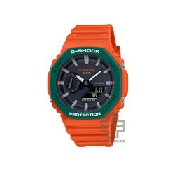 Casio G-Shock Skater Flavour Series GA-2110SC-4A Orange Resin Band Men Sports Watch
