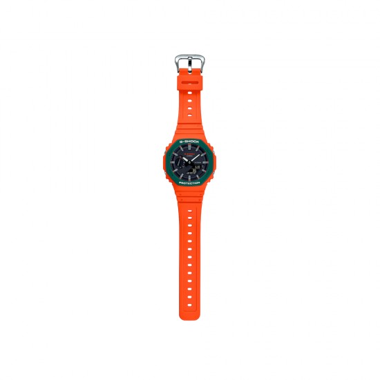 Casio G-Shock Skater Flavour Series GA-2110SC-4A Orange Resin Band Men Sports Watch