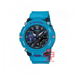 Casio G-Shock GA-2200-2A Turquoise Resin Band Men Sports Watch