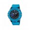 Casio G-Shock GA-2200-2A Turquoise Resin Band Men Sports Watch
