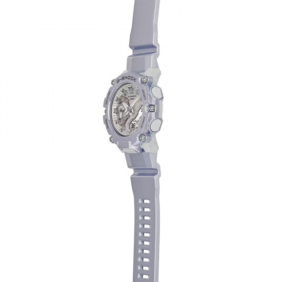 Casio G-Shock Forgotten Future Series GA-2200FF-8A Metallic Silver Resin Band Men Sport Watch