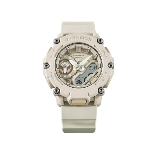 Casio G-Shock Nature's Color Series GA-2200NC-7A Off White Resin Band Men Sports Watch