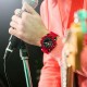 Casio G-Shock Sound Wave Series GA-2200SKL-4A Red Resin Band Men Sports Watch