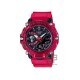 Casio G-Shock Sound Wave Series GA-2200SKL-4A Red Resin Band Men Sports Watch