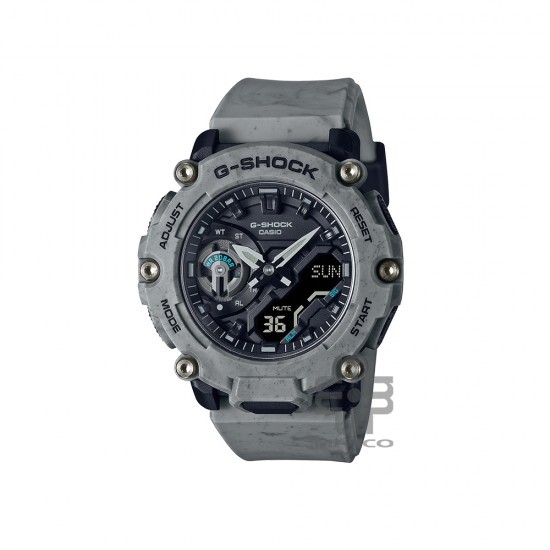 Casio G-Shock Sand Land Series GA-2200SL-8A Gray Resin Band Men Sports Watch