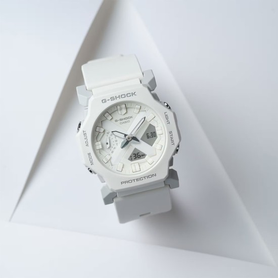 Casio G-Shock GA-2300-7A White Resin Band Men Sport Watch Casio G-Shock GA-2300-7A White Resin Band Men Sport Watch