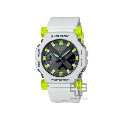 Casio G-Shock GA-2300MW-8A White Resin Band Men Sport Watch