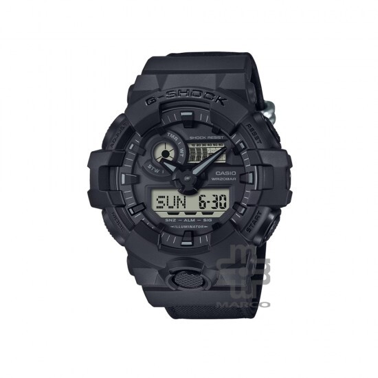 Casio G-Shock Utility Black Series GA-700BCE-1A Black Cloth Band (CORDURA® Eco Fabric) Men Sports Watch Casio G-Shock Utility Black Series GA-700BCE-1A Black Cloth Band (CORDURA® Eco Fabric) Men Sports Watch