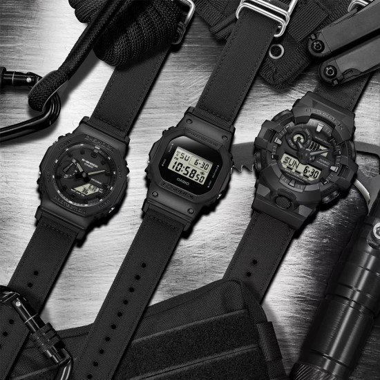 Casio G-Shock Utility Black Series GA-700BCE-1A Black Cloth Band (CORDURA® Eco Fabric) Men Sports Watch Casio G-Shock Utility Black Series GA-700BCE-1A Black Cloth Band (CORDURA® Eco Fabric) Men Sports Watch