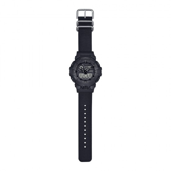 Casio G-Shock Utility Black Series GA-700BCE-1A Black Cloth Band (CORDURA® Eco Fabric) Men Sports Watch Casio G-Shock Utility Black Series GA-700BCE-1A Black Cloth Band (CORDURA® Eco Fabric) Men Sports Watch