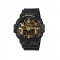 Casio G-Shock Bold Camo Series, Camo and Gold GA-700CF-1A Black Resin Band Men Sport Watch
