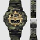Casio G-Shock Bold Camo Series, Camo and Gold GA-700CMG-3A Camouflage Resin Band Men Sport Watch