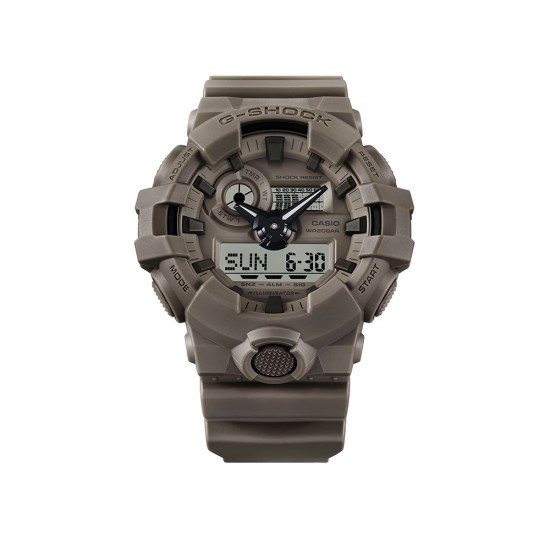 Casio G-Shock Nature's Color Series GA-700NC-5A Brown Resin Band Men Sports Watch