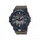 Casio G-Shock Two-Tone Utility Series GA-710TU-1A3 Olive Green Resin Band Men Sports Watch