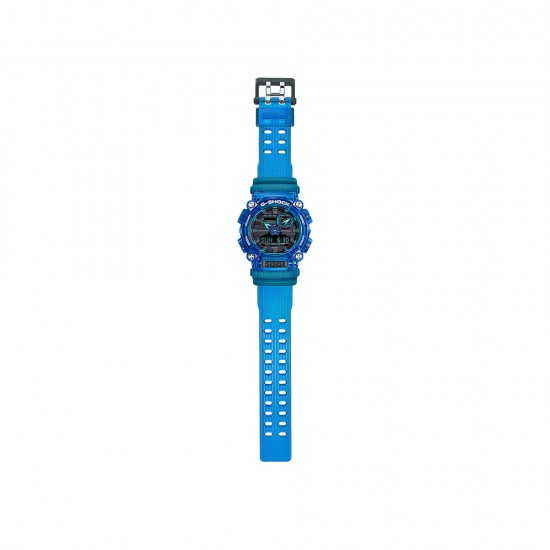 Casio G-Shock Sound Wave Series GA-900SKL-2A Blue Resin Band Men Sports Watch