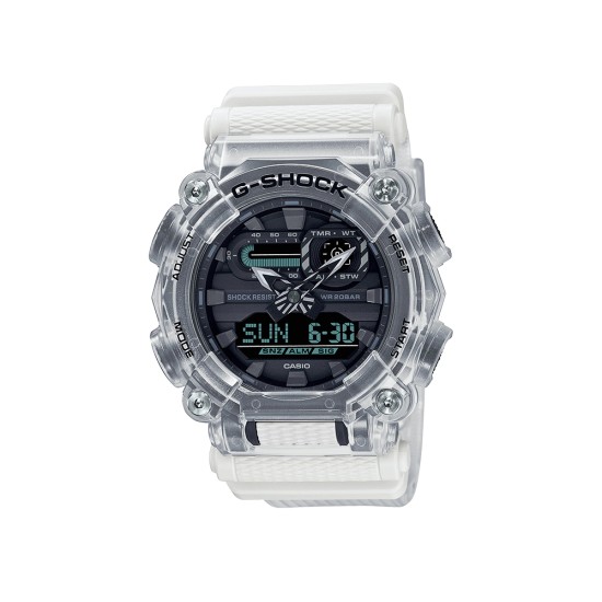 Casio G-Shock Sound Wave Series GA-900SKL-7A White Resin Band Men Sports Watch