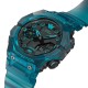 Casio G-Shock GA-B001G-2A Turquoise Blue Translucent Resin Band Men Sports Watch