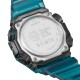 Casio G-Shock GA-B001G-2A Turquoise Blue Translucent Resin Band Men Sports Watch