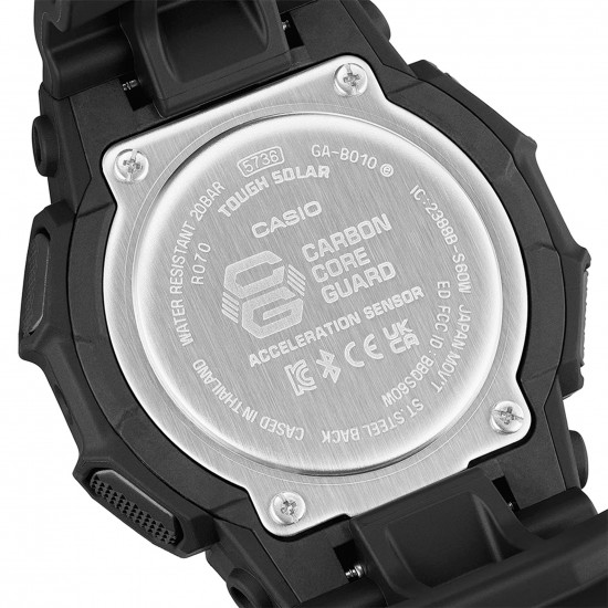 Casio G-Shock GA-B010-1A1 Black Bio-based Resin Band Men Sports Watch