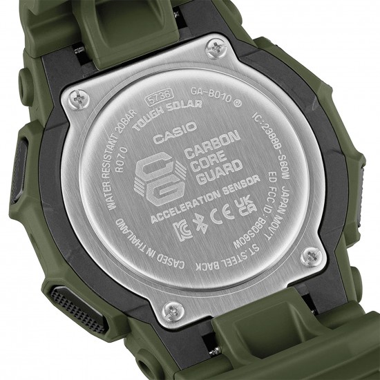 Casio G-Shock GA-B010-3A Green Bio-based Resin Band Men Sports Watch