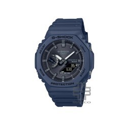 Casio G-Shock GA-B2100-2A Navy Blue Resin Band Men Sports Watch