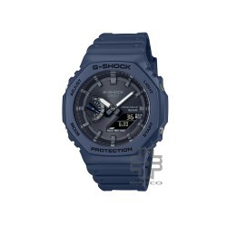 Casio G-Shock GA-B2100-2A Navy Blue Resin Band Men Sports Watch