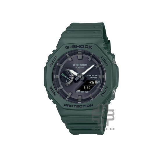 Casio G-Shock GA-B2100-3A Army Green Resin Band Men Sports Watch Casio G-Shock GA-B2100-3A Army Green Resin Band Men Sports Watch