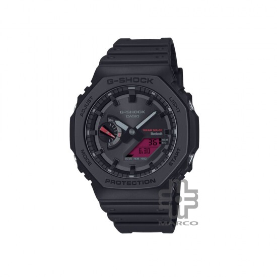 Casio G-Shock Black And Bold Red Series GA-B2100BBR-1A Black Bio-based Resin Band Men Sport Watch Casio G-Shock Black And Bold Red Series GA-B2100BBR-1A Black Bio-based Resin Band Men Sport Watch