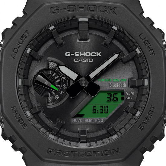 Casio G-Shock GA-B2100BEG-1A Black Bio-based Resin Band Men Sport Watch