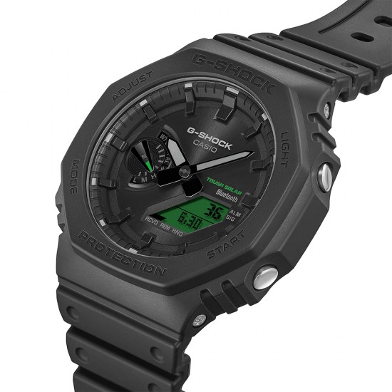 Casio G-Shock GA-B2100BEG-1A Black Bio-based Resin Band Men Sport Watch