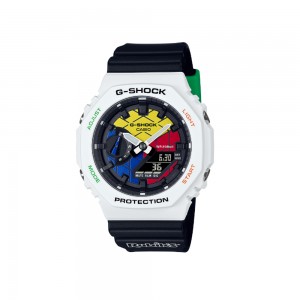 Casio G-Shock GAE-2100RC-1A Black Resin Band Men Sports Watch