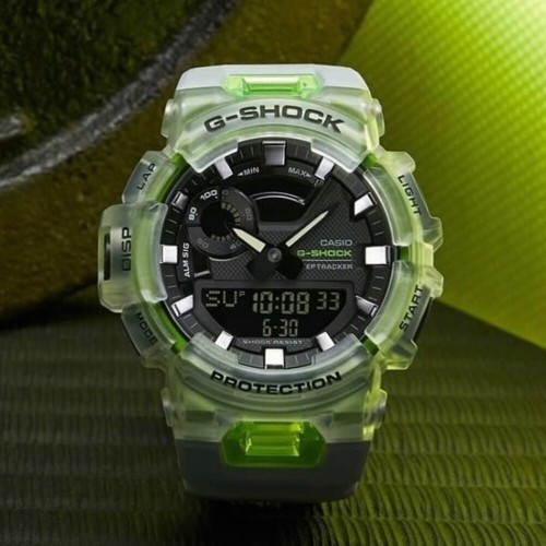 Casio G-Shock G-Squad Vital Bright Series GBA-900SM-7A9 White Resin Band Men Sports Watch
