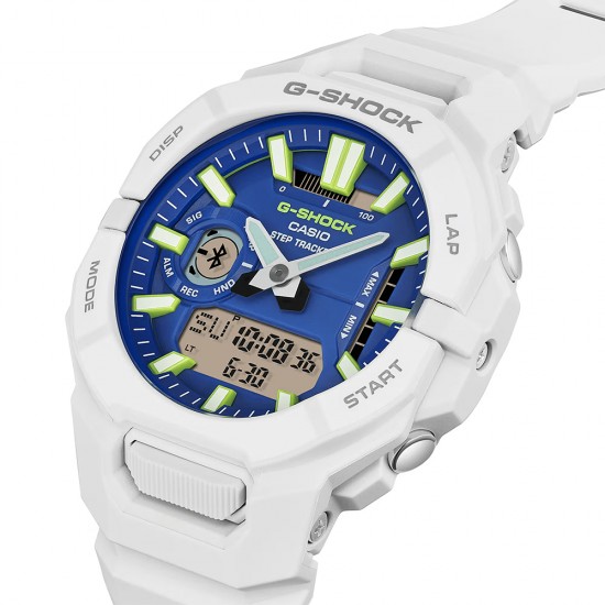 Casio G-Shock G-Squad GBA-950-7A2 White Bio-based Resin Band Sport Watch