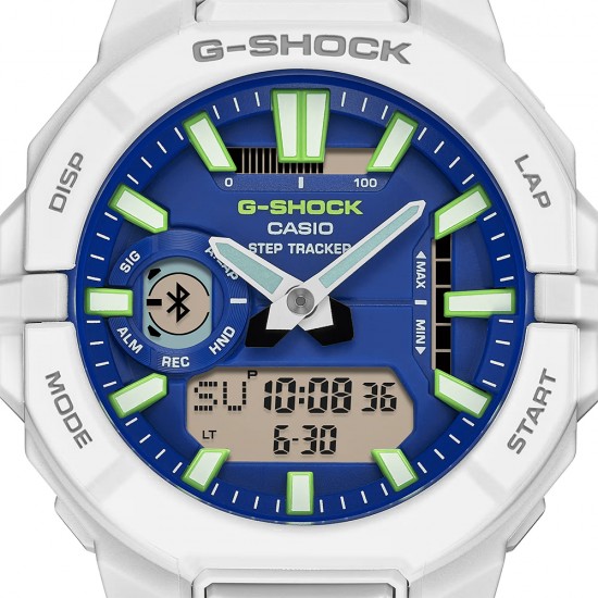 Casio G-Shock G-Squad GBA-950-7A2 White Bio-based Resin Band Sport Watch