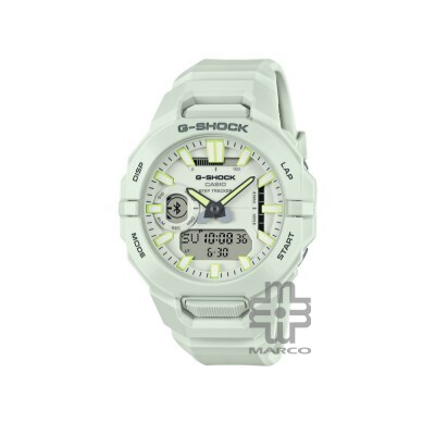 Casio G-Shock G-Squad GBA-950-7A White Bio-based Resin Band Sport Watch