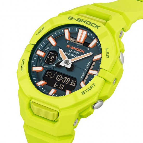 Casio G-Shock G-Squad GBA-950-9A3 Yellow Green Bio-based Resin Band Sport Watch
